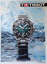 Pubblicità Advertising Italian Ritaglio 2021 Orologio TISSOT Seastar 1000
