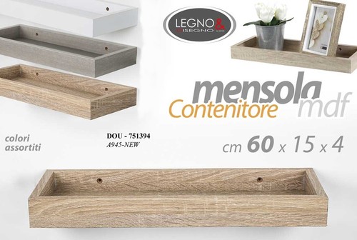 Mensola contenitore parete - mensola,