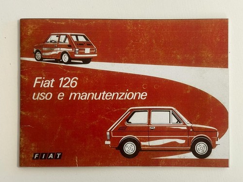 Fiat 126 libretto uso e - 126,