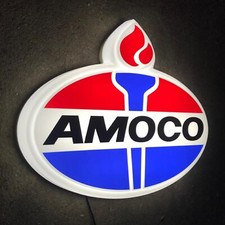 AMOCO 3D LED LIGHT BOX SIGN