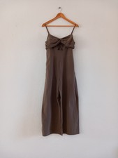 Tuta jumpsuit senza maniche verde