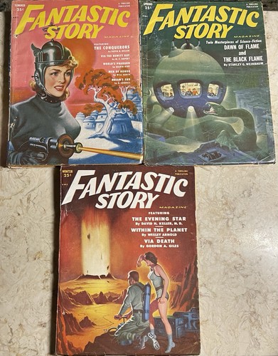 Fantastic story magazines lot - fantastic,