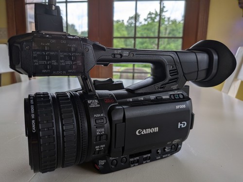Videocamera canon xf205 con - videocamera,