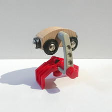 Ferrovia in legno - carro gru