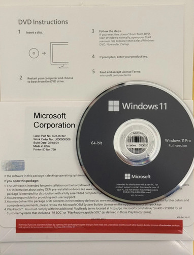 Windows professional 64bit - 11,