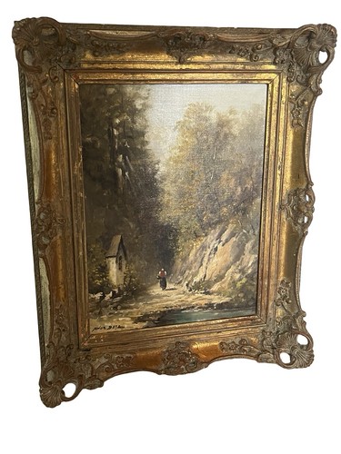 Anor betz dipinto olio - ad, su
