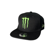 Cappello Monster Energy New Era 9Forty SnapBack Artiglio Verde Regolabile Nero NUOVO