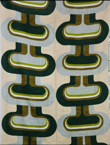 Vintage curtain fabric - curtain,