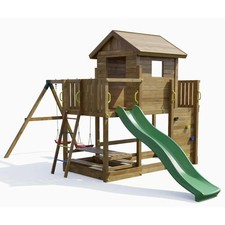 Casetta parco giochi in legno