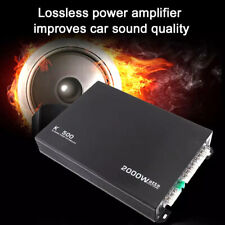 POTENTE AMPLIFICATORE x AUTO 2000 WATT 440 WATT RMS 4/3/2 CANALI CASSE-SUBWOOFER