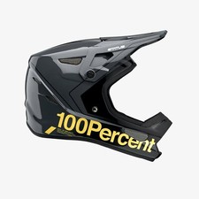 Casco 100% STATUS CARBY CHARCOAL  grigio-nero MTB Downhill Enduro