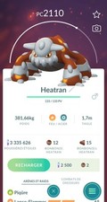 Heatran Pokémon GO 30 Jours