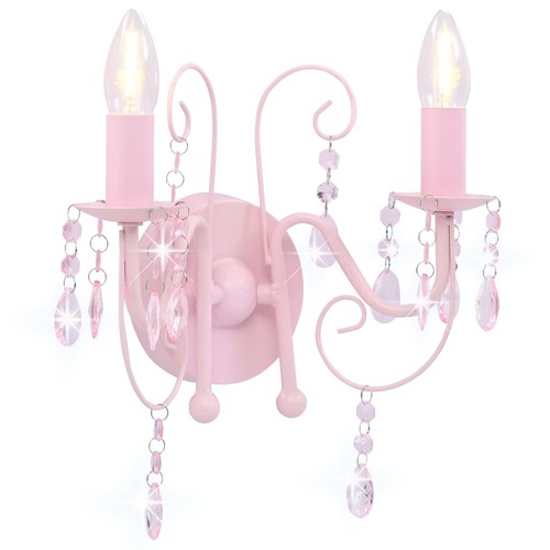 Lampada muro con perle - muro,