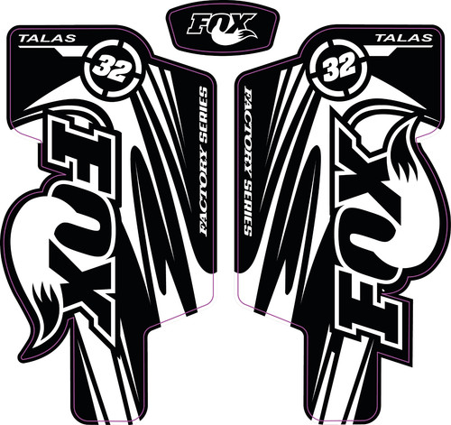 Adesivo fox talas forcelle - adesivo,