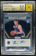 2023-24 Prizm Brandin Podziemski Rookie Penmanship RC Auto #RP-POD BGS 9,5