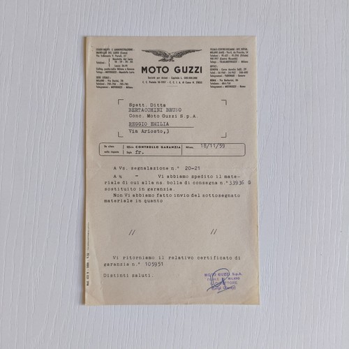 1959 moto guzzi ufficio - guzzi,
