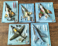 Modellino 1:100 AEREI MILITARI ITALERI  Lotto 5 Pezzi Descrizione Interno Rarità