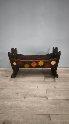 79719 culla legno dipinta - culla,