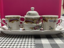 Set 2 tazzine + zuccheriera e