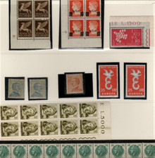 Lotto Varietà falsi Regno e