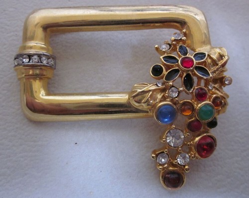 Fibbia strass spilla - fibbia,