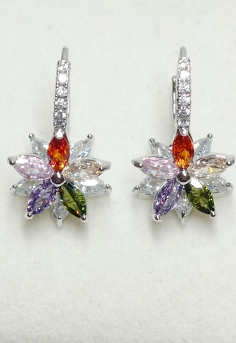 Orecchini fiore con - orecchini,