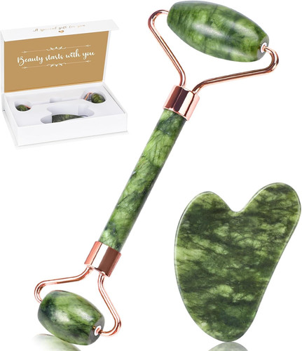 Gua sha viso giada verde - viso, in