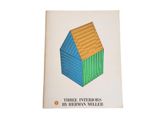 RARE Three Interiors by Herman Miller Booklet 1961
