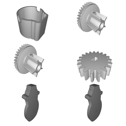 Set supporto ingranaggio - supporto,