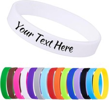 1-20PCS Braccialetti Silicone