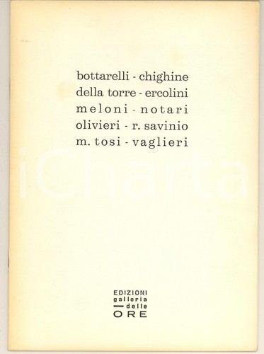 1970 milano galleria delle ore - milano,