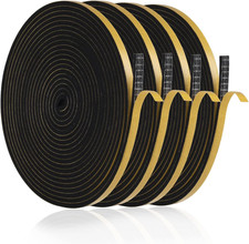 Guarnizione Finestra Adesiva 20M, Guarnizioni Finestre Legno Porta 6X3Mm Strisci