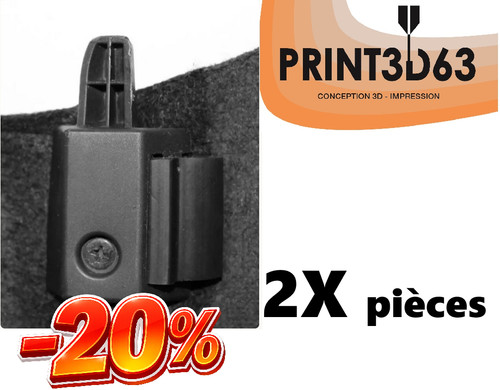 Paire embout axe support - ⭐paire,