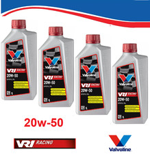 OLIO 20w50 4 LITRI Motore VALVOLINE VR1 RACING 20W-50 NO 300V NO PAKELO NO MOBIL