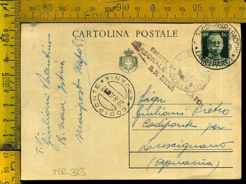 Luogotenenza 1945 cartolina - luogotenenza,