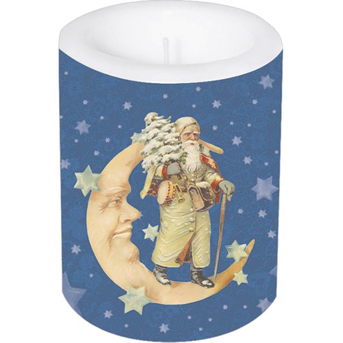 Candela babbo natale - candela, sulla