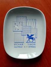 RICHARD - GINORI PIASTRELLE DA RIVESTIMENTO SVUOTATASCHE PUBBLICITARIO VINTAGE!