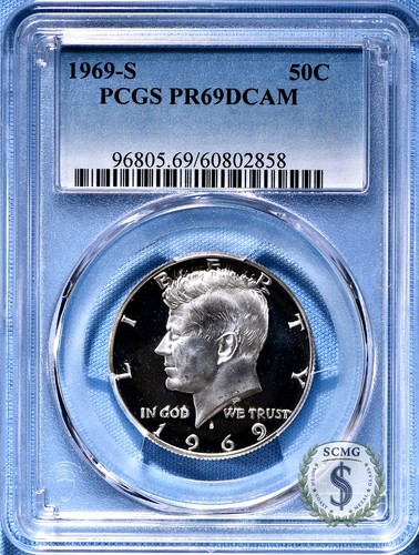 1969 kennedy mezzo dollaro - kennedy,