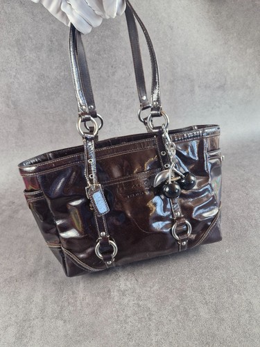 Borsa coach gallery tote nera - borsa,