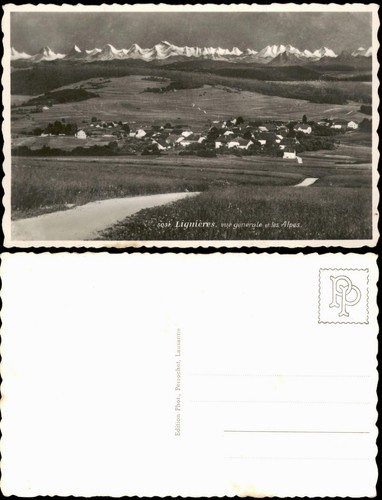 Cartolina lignières vue - lignières, ne