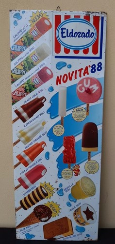 Targa latta gelati - in,