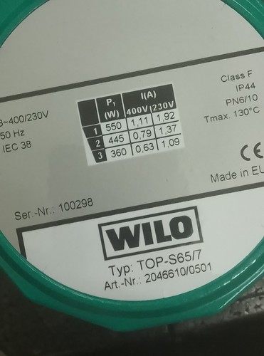 Circolatore wilo top 7 - circolatore,