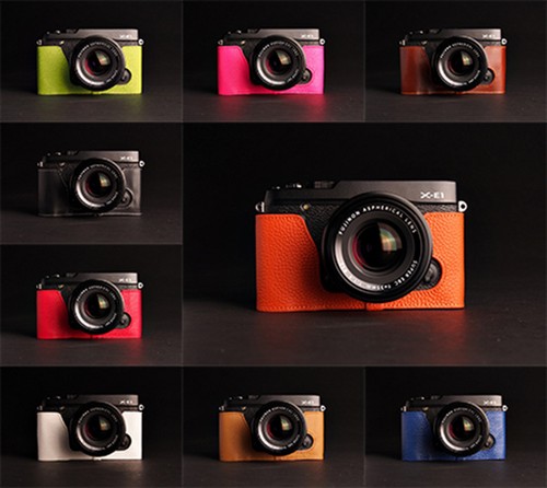 Borsa mezza fotocamera - , vera