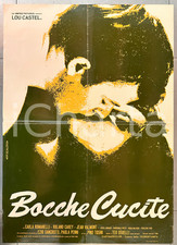 1969 Lou CASTEL Carla ROMANELLI "Bocche cucite" - Fotobusta poster 66x86 cm