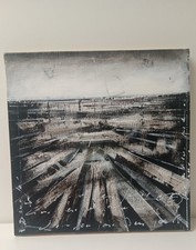 Guaitamacchi tela riportata su tavola metropolitano  + autentica cm 30X30 Milano