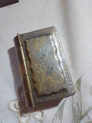 Antica scatola ottone - antica,