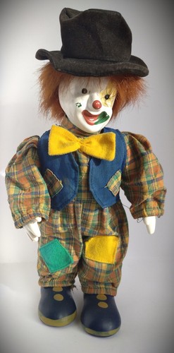 Vintage pagliaccio clown - clown, in