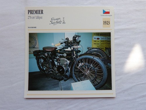 Fiche photo moto premier - moto, :