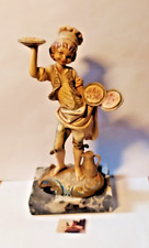 Figurina Statuina Fontanini stampo Simonetti Scugnizzo Napoletano plastica cm 19