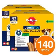 Pedigree Dentastix Small per l'Igiene Orale dei Cani di Piccola Taglia 140 Stick